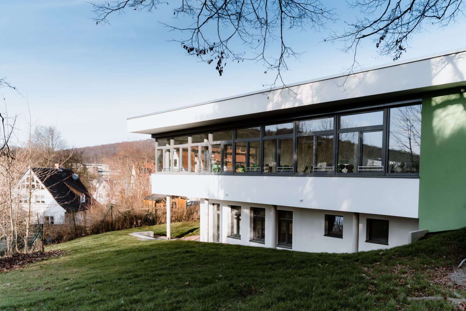 Grundschule Bad Gandersheim, Erweiterungsbau nach Entwurf von Architekturbüro Jan Mocha
