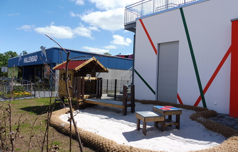 Spielfläche an der Kita Nörden-Hardenberg